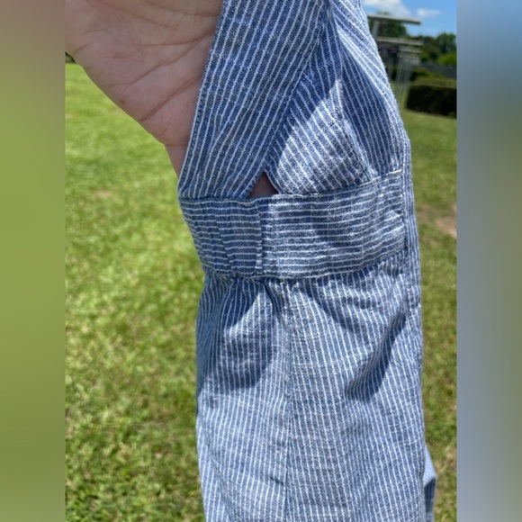 Japna Striped Button Overall Style Jumpsuit Women’s size S - Picture 5 of 7